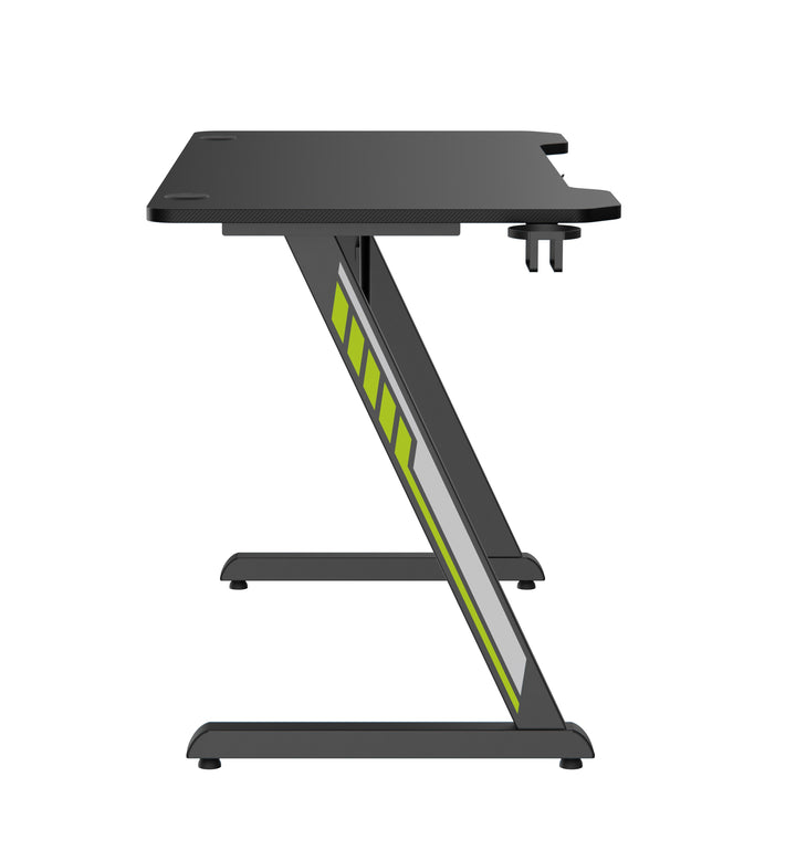 TRICK TRON DESK gejmerski sto, bočni prikaz Z konstrukcije